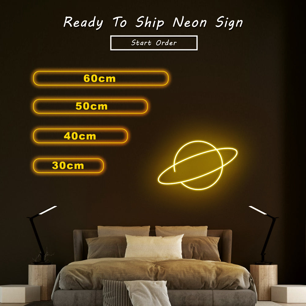 Mini Planet Neon Sign